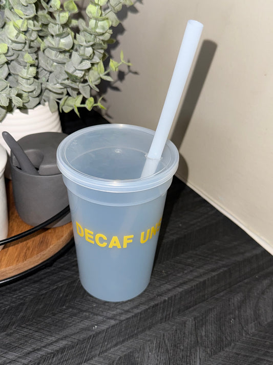 Decaf Unsweet Tea Color Changing Cup