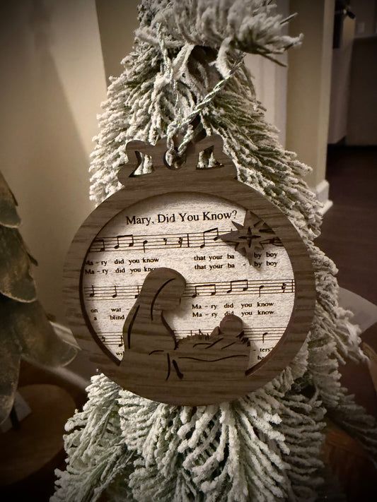 Mary, Did You Know Ornament