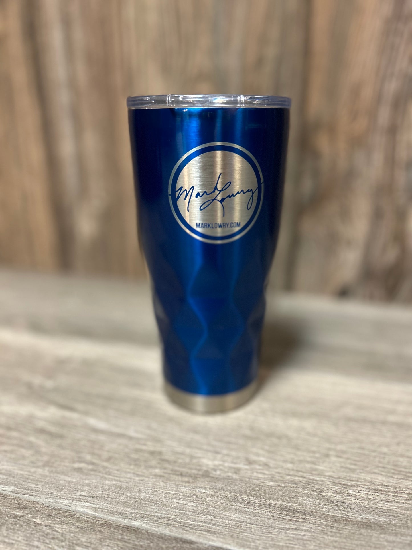 Diamond Design Logo Travel Mug