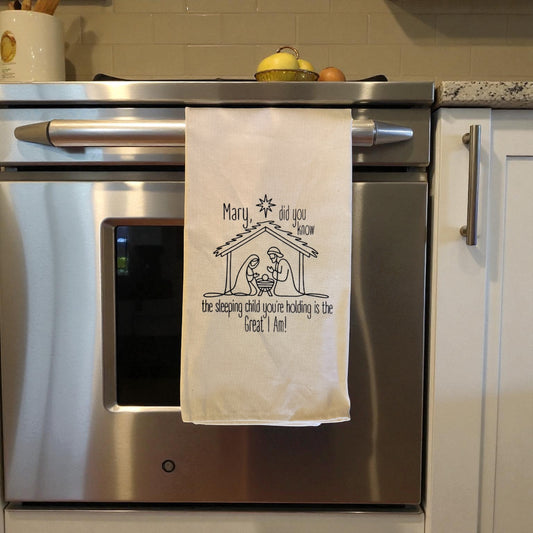 Mary, Did You Know Tea Towel