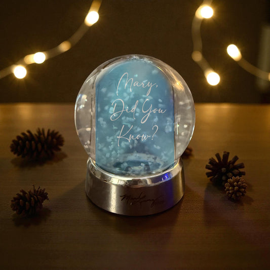 Mary Did You Know Snow Globe