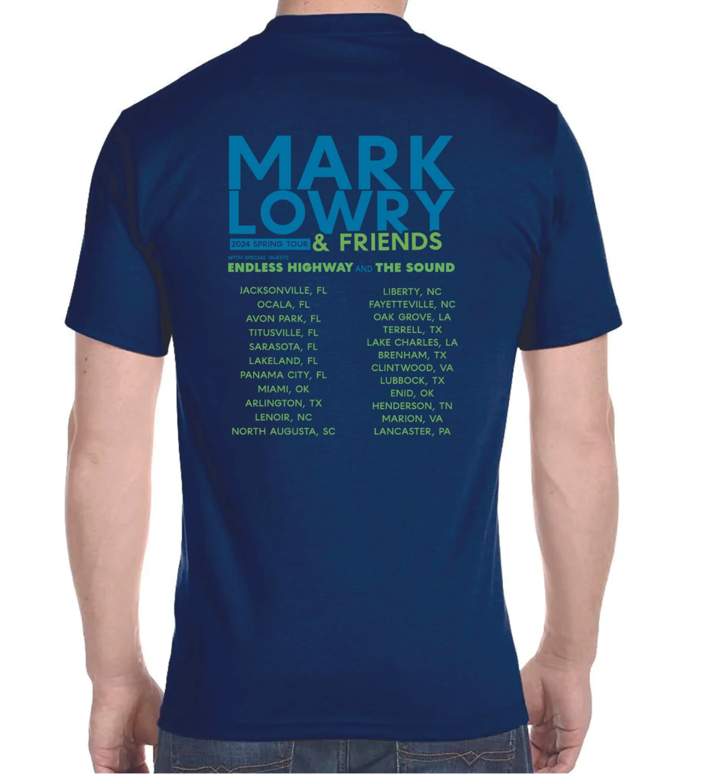 Mark Lowry & Friends Spring 2024 Tour T-Shirt