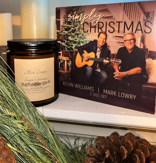 Simply Christmas CD & Candle Giftset
