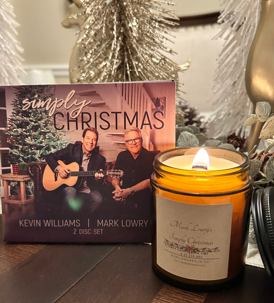Simply Christmas CD & Candle Giftset