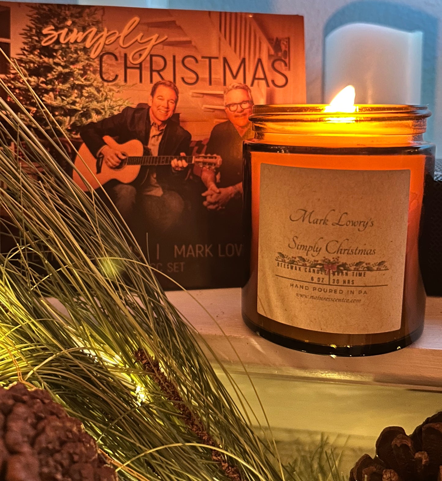 Simply Christmas CD & Candle Giftset