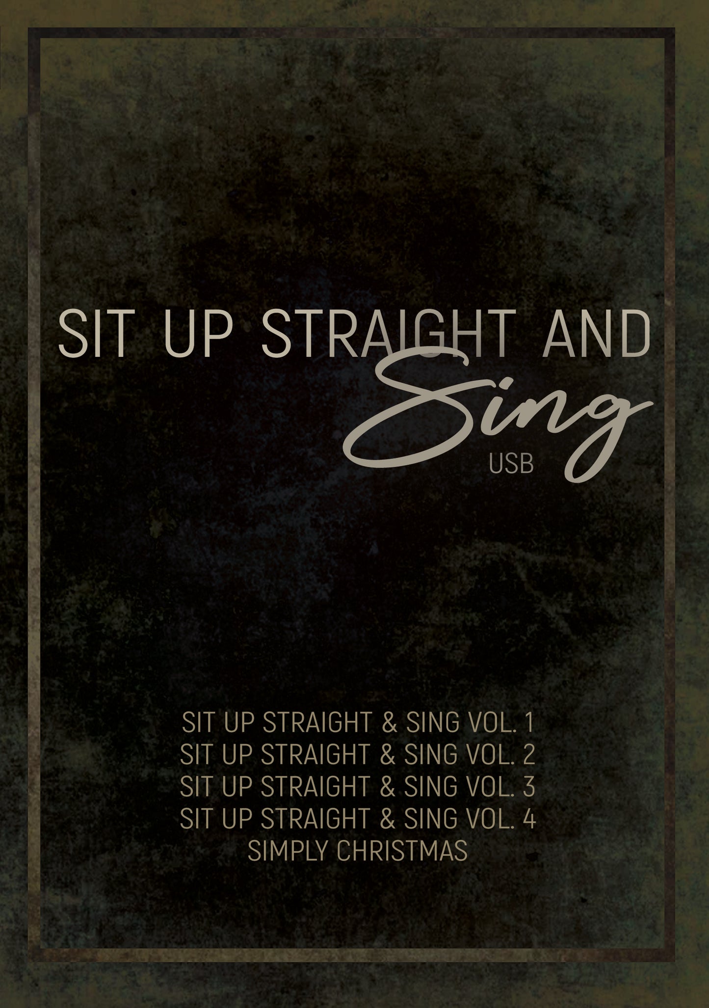 Sit Up Straight & Sing Vol. 1-4 USB